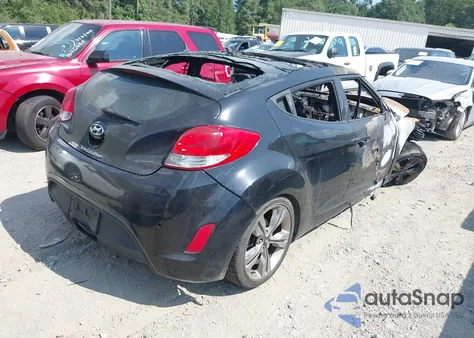 2013 Hyundai Veloster Base W/Gray из США, поврежденный, VIN KMHTC6AD4DU093401